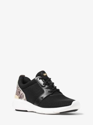 Amanda Mesh and Leather Sneaker 