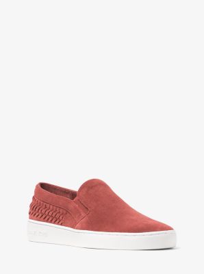 michael kors slip on red