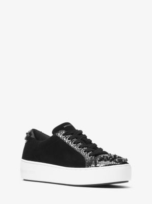 michael kors velvet sneakers