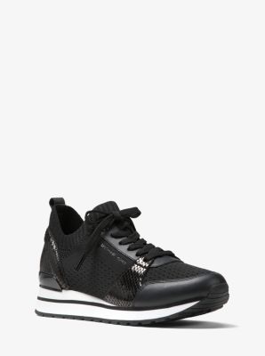 michael kors billie trainer black