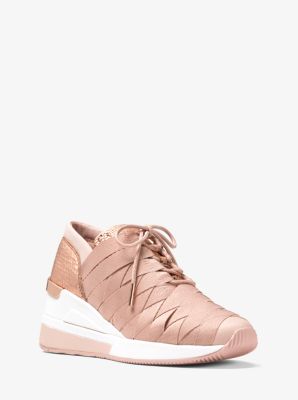 cydney metallic webbed sneaker