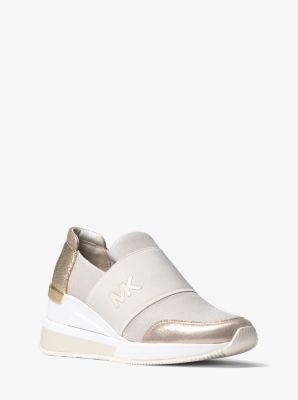 Michael kors felix scuba and on sale embossed leather sneaker