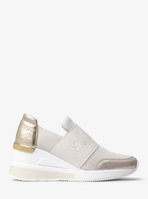 Michael kors felix scuba best sale and embossed leather sneaker