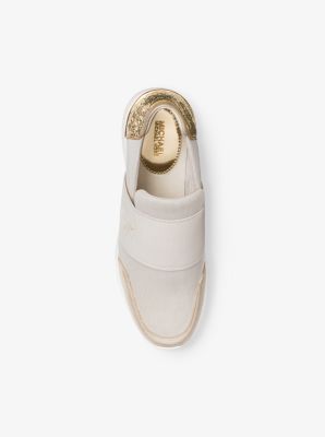 Michael kors felix scuba hot sale and embossed leather sneaker