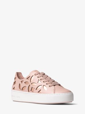 michael kors harper leather sneaker