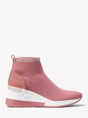 Skyler Logo Stretch-Knit Sock Sneaker