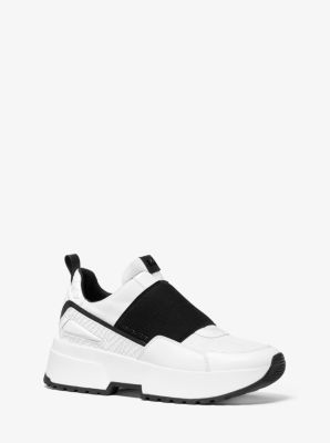 michael michael kors cosmo leather sneaker boot