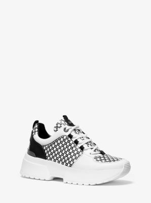 michael kors logo trainers