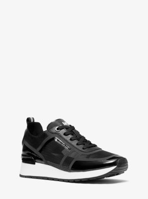 Eddy Nylon and Leather Trainer image number 0
