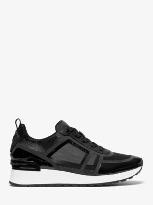 Eddy Nylon and Leather Trainer image number 1