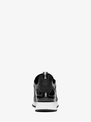 Eddy Nylon and Leather Trainer image number 2