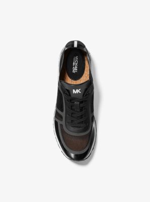 Eddy Nylon and Leather Trainer image number 3