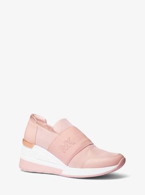 Felix Canvas and Leather Trainer | Michael Kors