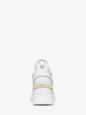 Georgie Woven Leather Trainer | Michael 