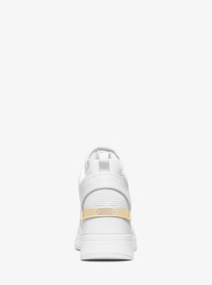 georgie woven leather trainer