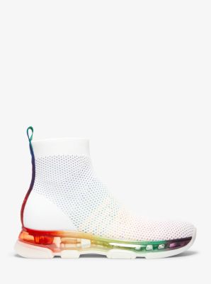 michael michael kors grover knit sneaker boot