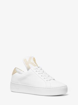 Michael michael kors mindy studded leather shop sneaker