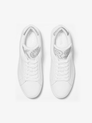 michael michael kors mindy studded leather sneaker