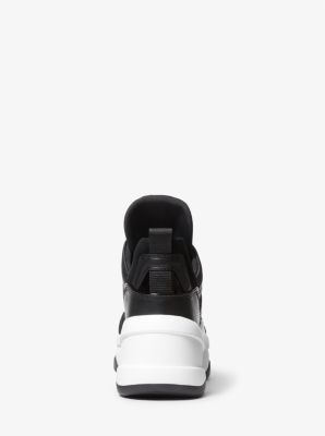 Olympia Canvas and Suede Trainer