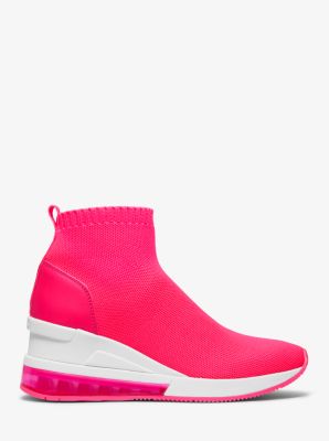 Neon hot sale sock sneakers