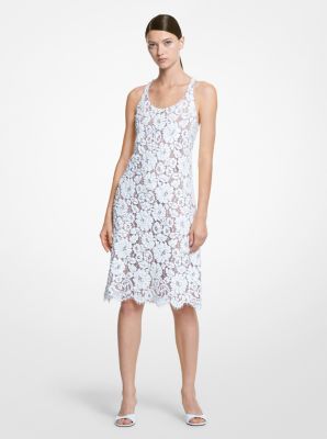 Michael kors cheap floral embroidered dress