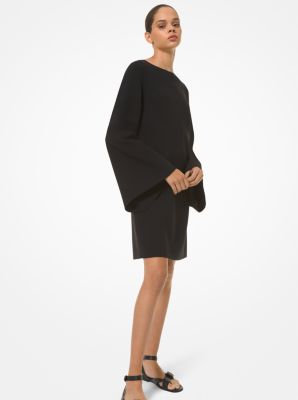 Stretch Wool Kimono Sleeve Shift Dress | Michael Kors