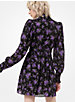 Floral Silk-Georgette Ruffled Shirtdress image number 1