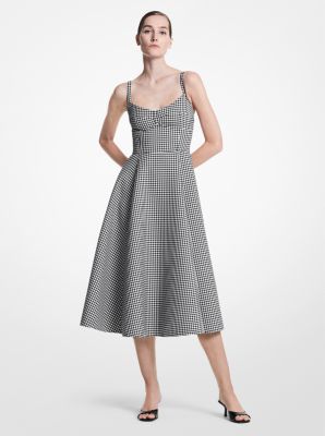 Michael kors cheap gingham dress