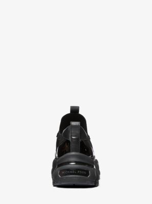 Darius Leather and Stretch Knit Trainer | Michael Kors [US]