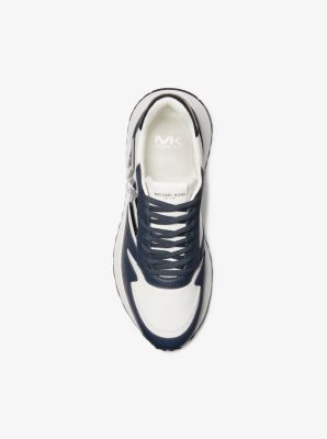 Dax Two-Tone Leather Trainer