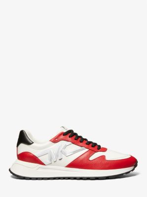 Dax Two-Tone Leather Trainer