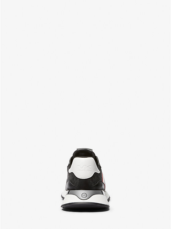Dax Logo and Leather Trainer image number 2