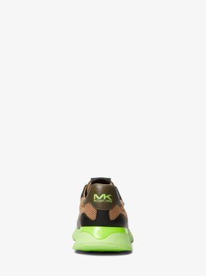Dax Leather and Mesh Trainer | Michael Kors