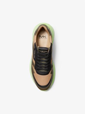 Dax Leather and Mesh Trainer | Michael Kors