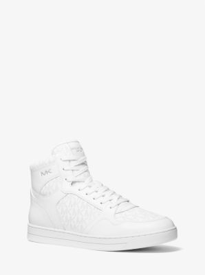 Jacob Leather and Signature Logo High-Top Sneaker image number 0