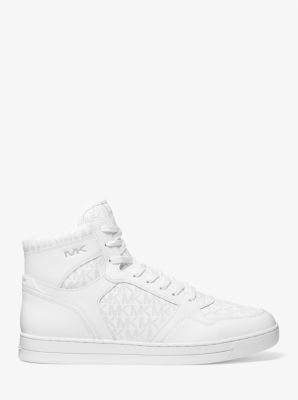 Jacob Leather and Signature Logo High-Top Sneaker image number 1