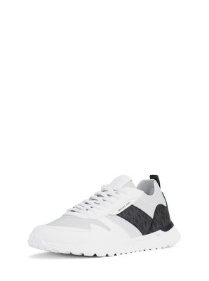 Dax Stretch Knit and Signature Logo Trainer