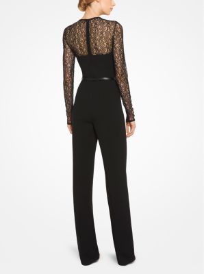 Michael kors deals lace bodice jumpsuit