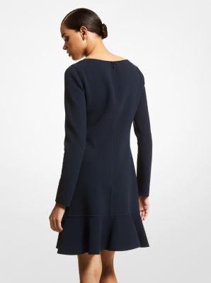 Double Face Stretch Wool Dress | Michael Kors Canada