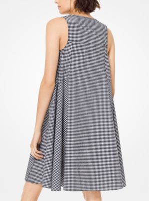 Gingham Cotton-Poplin Tank Dress
