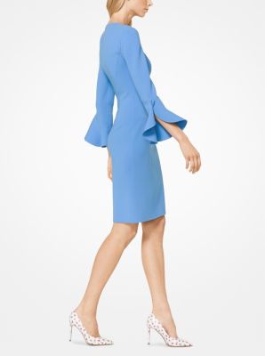 Stretch Wool-Crepe Sheath Dress