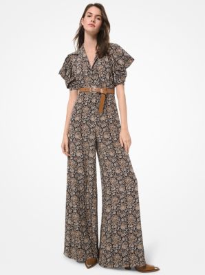 michael kors wide leg jumpsuit