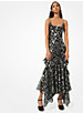 Python and Leopard Metallic Fil Coupé Dress image number 0