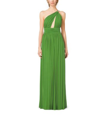 Matte-Jersey Asymmetrical Gown | Michael Kors