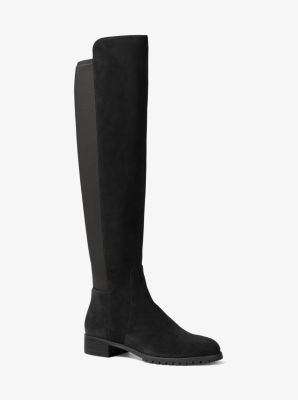 suede michael kors boots