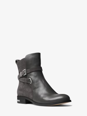 Arley Leather and Suede Ankle Boot Michael Kors Canada