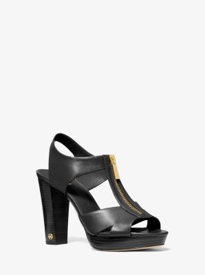 Liesel Platform Sandal in BLACK | Michael Kors