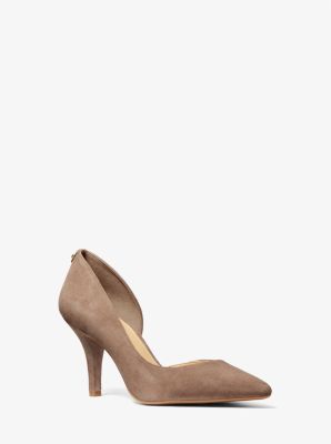 Flex Suede D’Orsay Pump