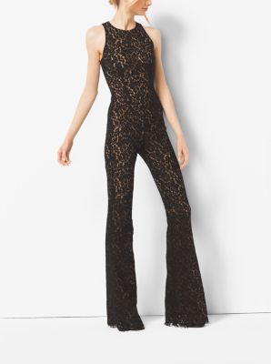 Michael kors store black lace jumpsuit