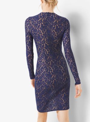 Stretch Floral Lace Dress